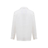 Gran Sasso White Linen Shirt